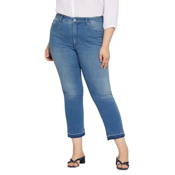 NWT 💙 NYDJ Marilyn High-Rise Straight Ankle Jeans Petite Plus